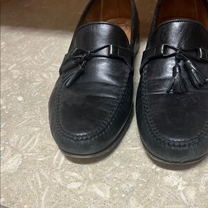 Allen Edmonds Black Leather Tassel Loafers